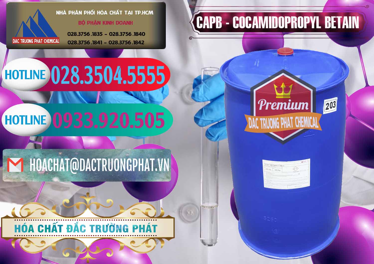 Đơn vị phân phối _ bán Cocamidopropyl Betaine - CAPB Tego Indonesia - 0327 - Cty chuyên bán & cung cấp hóa chất tại TP.HCM - truongphat.vn