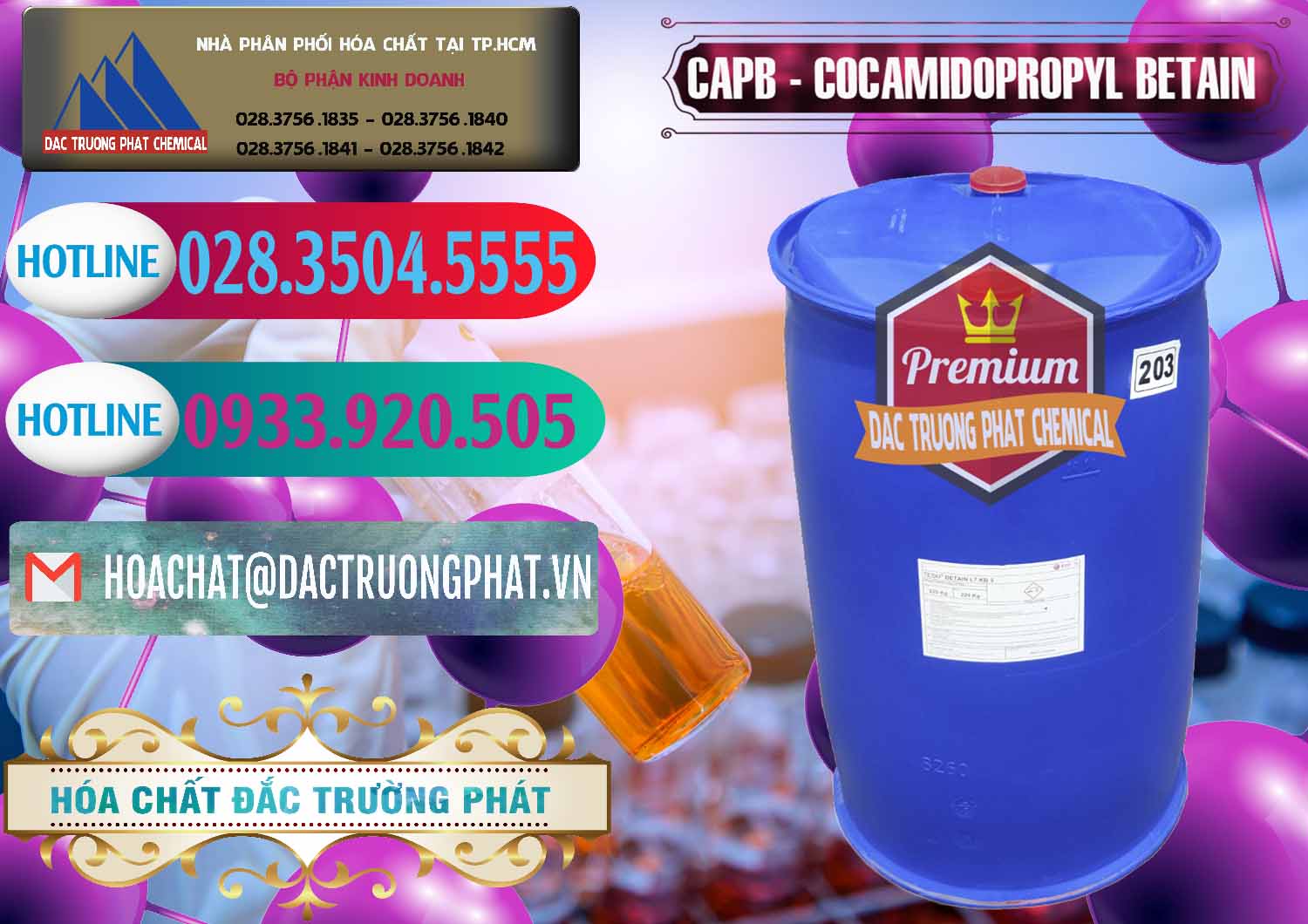 Nơi chuyên phân phối và bán Cocamidopropyl Betaine - CAPB Tego Indonesia - 0327 - Công ty chuyên phân phối - nhập khẩu hóa chất tại TP.HCM - truongphat.vn