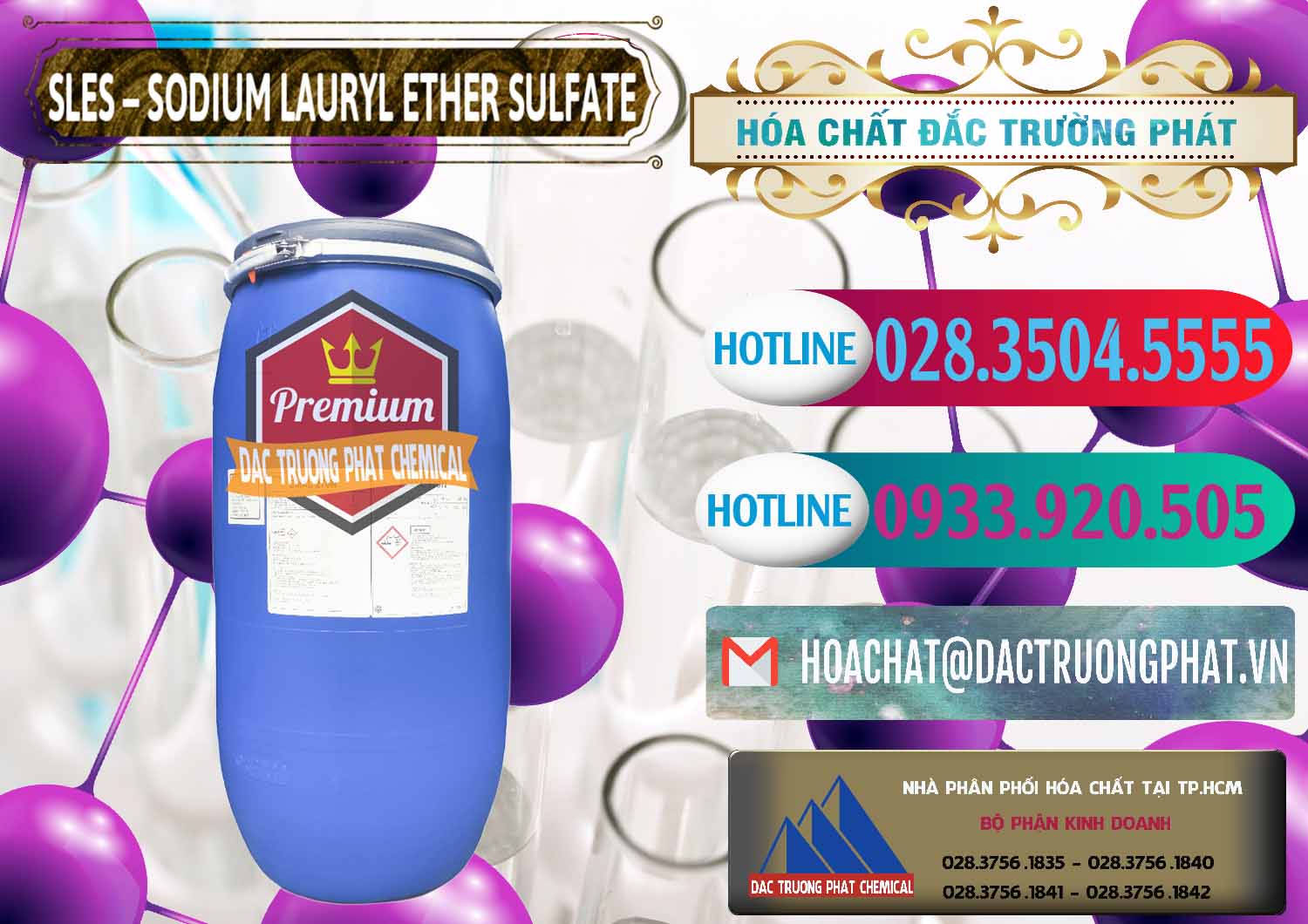 Công ty chuyên phân phối & bán Chất Tạo Bọt Sles - Sodium Lauryl Ether Sulphate Kao Indonesia - 0046 - Công ty chuyên cung cấp _ nhập khẩu hóa chất tại TP.HCM - truongphat.vn