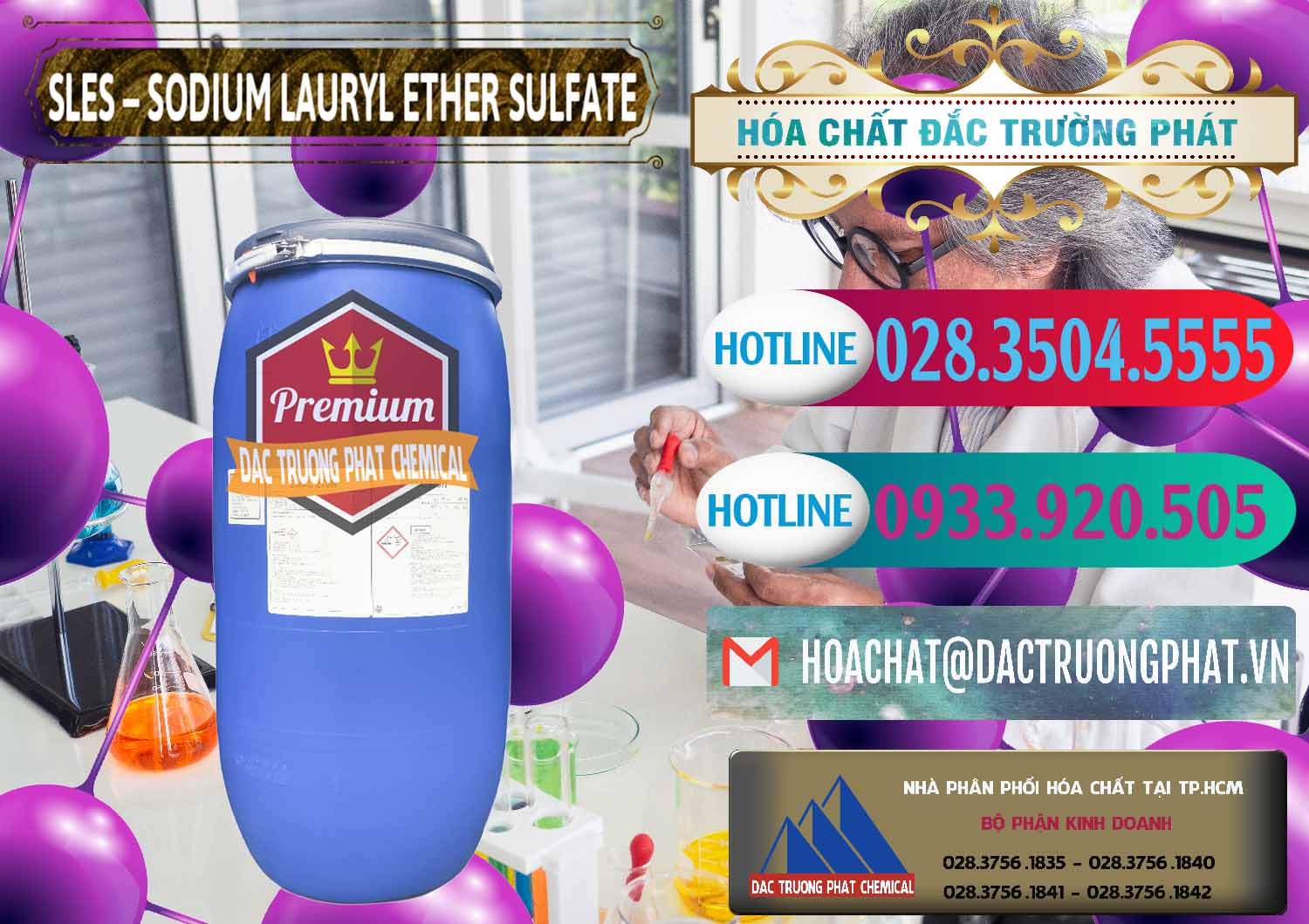 Đơn vị chuyên cung ứng và bán Chất Tạo Bọt Sles - Sodium Lauryl Ether Sulphate Kao Indonesia - 0046 - Đơn vị phân phối và bán hóa chất tại TP.HCM - truongphat.vn