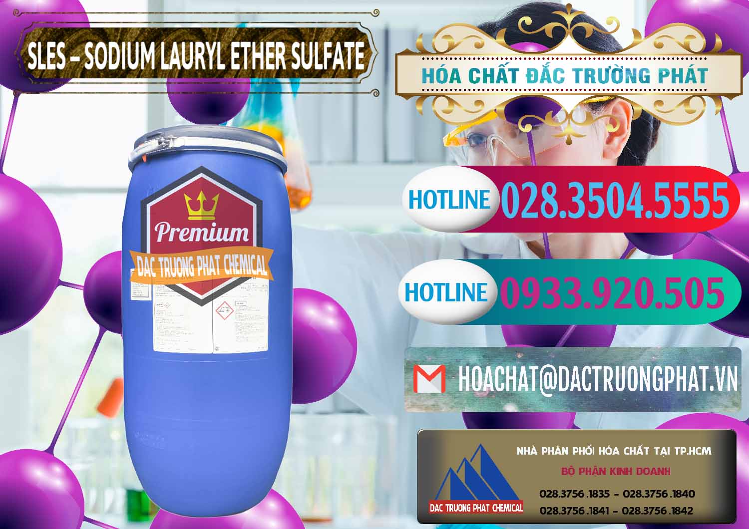 Công ty bán ( cung cấp ) Chất Tạo Bọt Sles - Sodium Lauryl Ether Sulphate Kao Indonesia - 0046 - Nơi chuyên kinh doanh và cung cấp hóa chất tại TP.HCM - truongphat.vn
