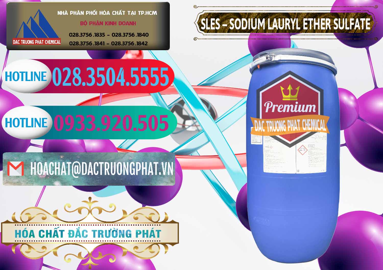 Nơi nhập khẩu ( bán ) Chất Tạo Bọt Sles - Sodium Lauryl Ether Sulphate Kao Indonesia - 0046 - Cty bán & cung cấp hóa chất tại TP.HCM - truongphat.vn