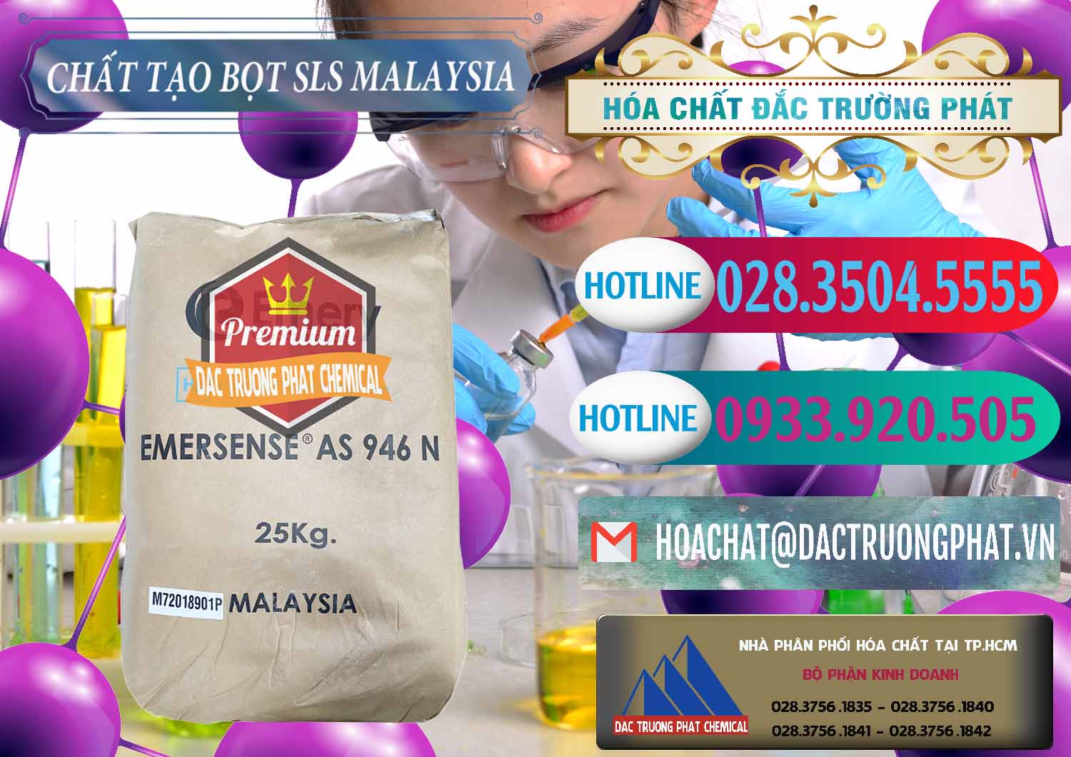 Nhà cung ứng _ bán Chất Tạo Bọt SLS Emery - Emersense AS 946N Mã Lai Malaysia - 0423 - Công ty bán & phân phối hóa chất tại TP.HCM - truongphat.vn