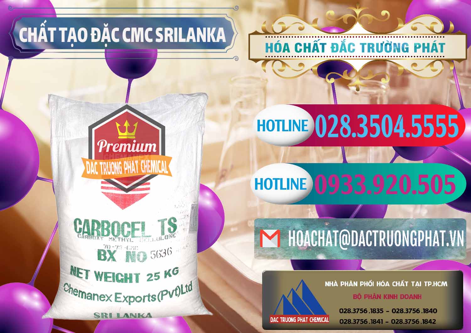 Đơn vị kinh doanh ( bán ) Chất Tạo Đặc CMC - Carboxyl Methyl Cellulose Srilanka - 0045 - Công ty cung cấp _ bán hóa chất tại TP.HCM - truongphat.vn