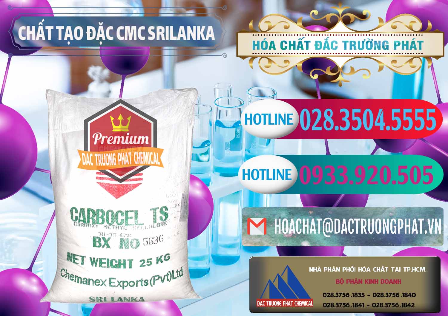 Đơn vị chuyên kinh doanh ( bán ) Chất Tạo Đặc CMC - Carboxyl Methyl Cellulose Srilanka - 0045 - Nơi phân phối & kinh doanh hóa chất tại TP.HCM - truongphat.vn