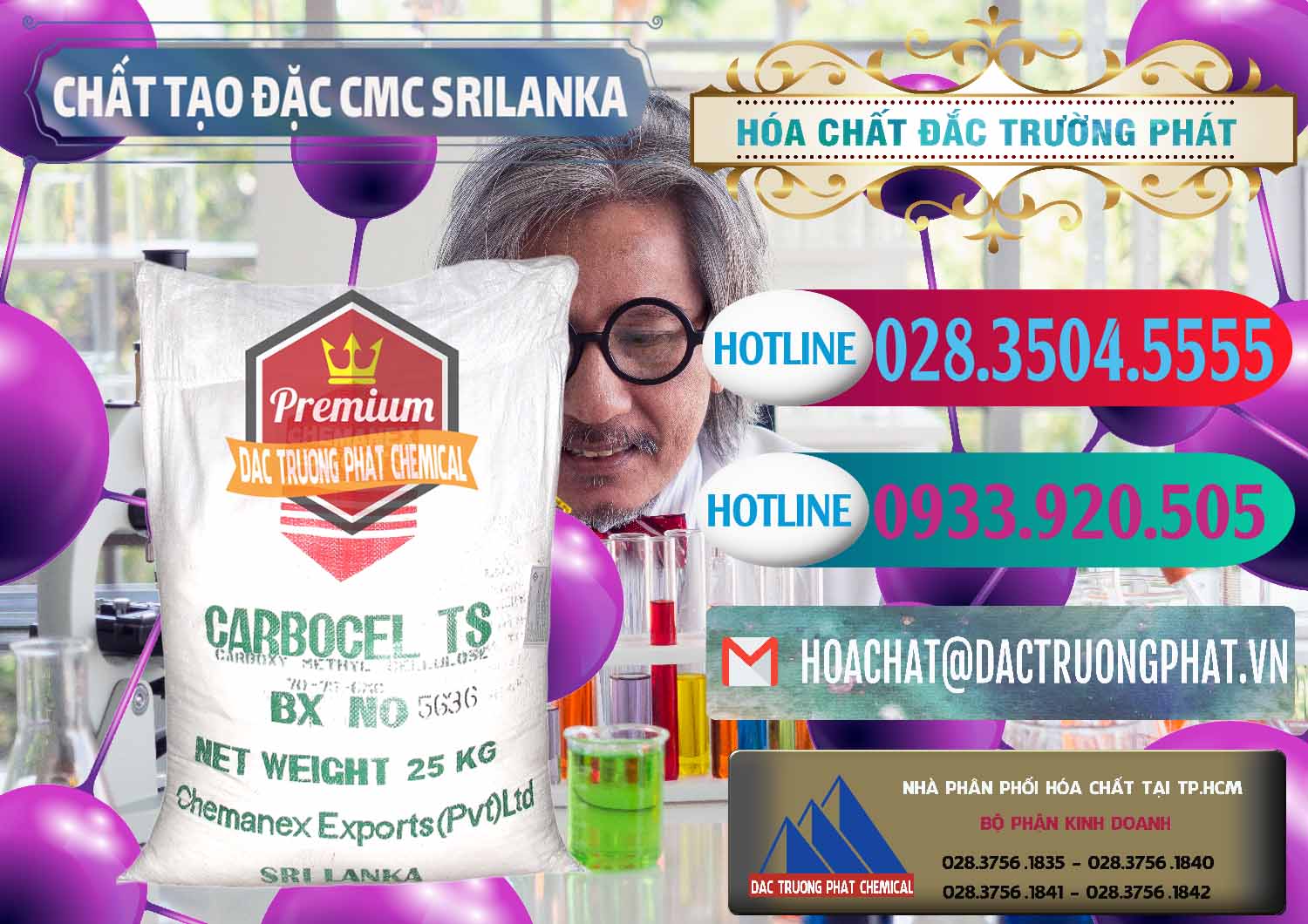 Nơi chuyên kinh doanh & bán Chất Tạo Đặc CMC - Carboxyl Methyl Cellulose Srilanka - 0045 - Đơn vị cung cấp - bán hóa chất tại TP.HCM - truongphat.vn