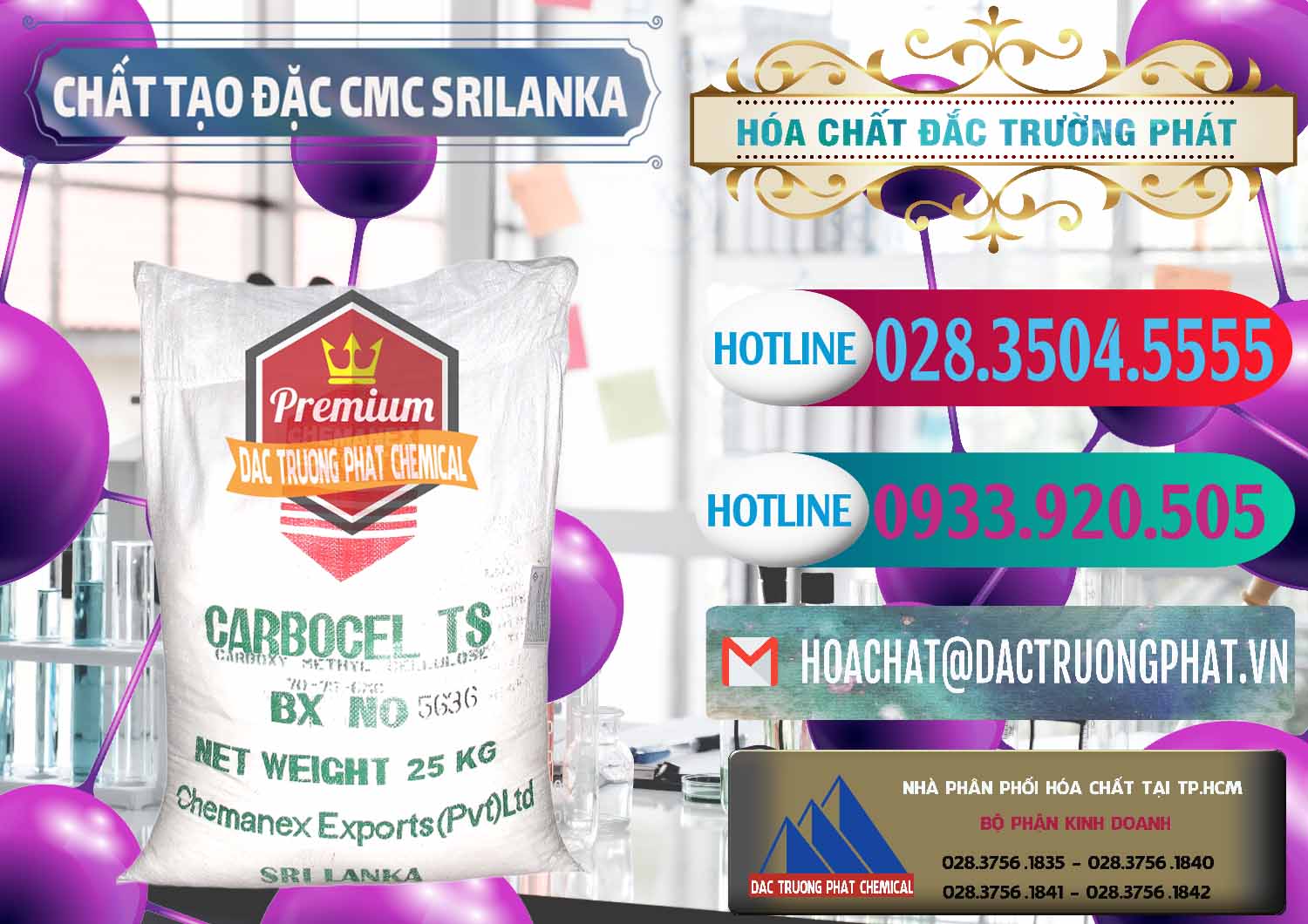 Đơn vị chuyên kinh doanh ( bán ) Chất Tạo Đặc CMC - Carboxyl Methyl Cellulose Srilanka - 0045 - Công ty chuyên phân phối - bán hóa chất tại TP.HCM - truongphat.vn