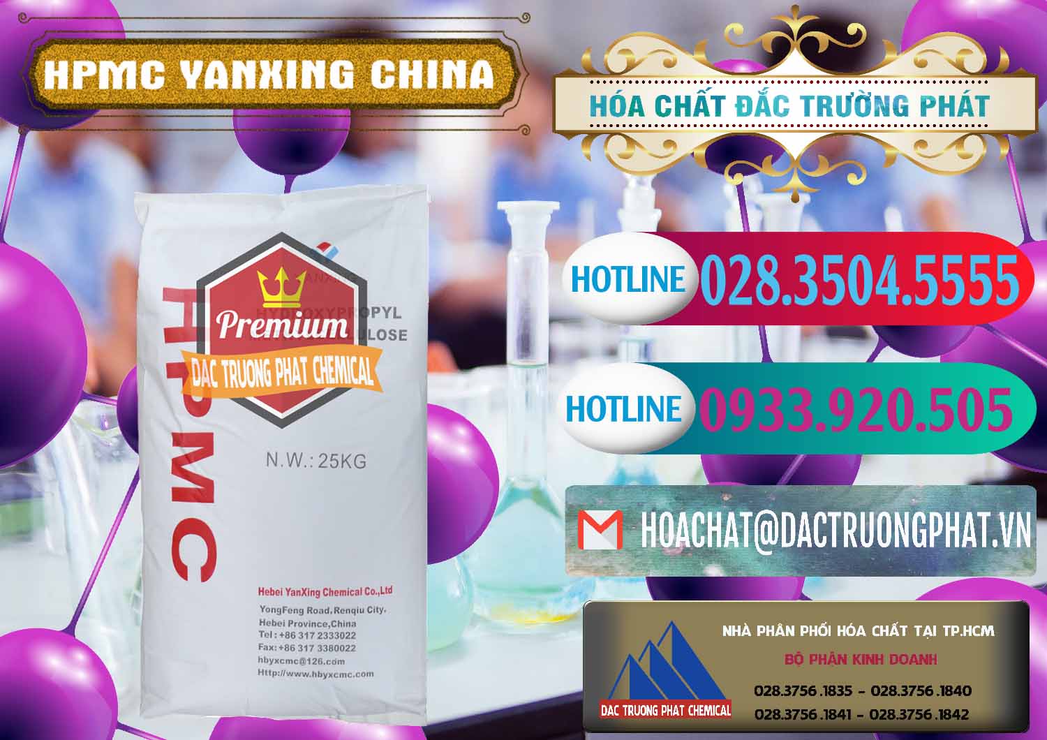 Bán Chất Tạo Đặc HPMC - Hydroxypropyl Methyl Cellulose Yanxing Trung Quốc China - 0483 - Phân phối & cung ứng hóa chất tại TP.HCM - truongphat.vn
