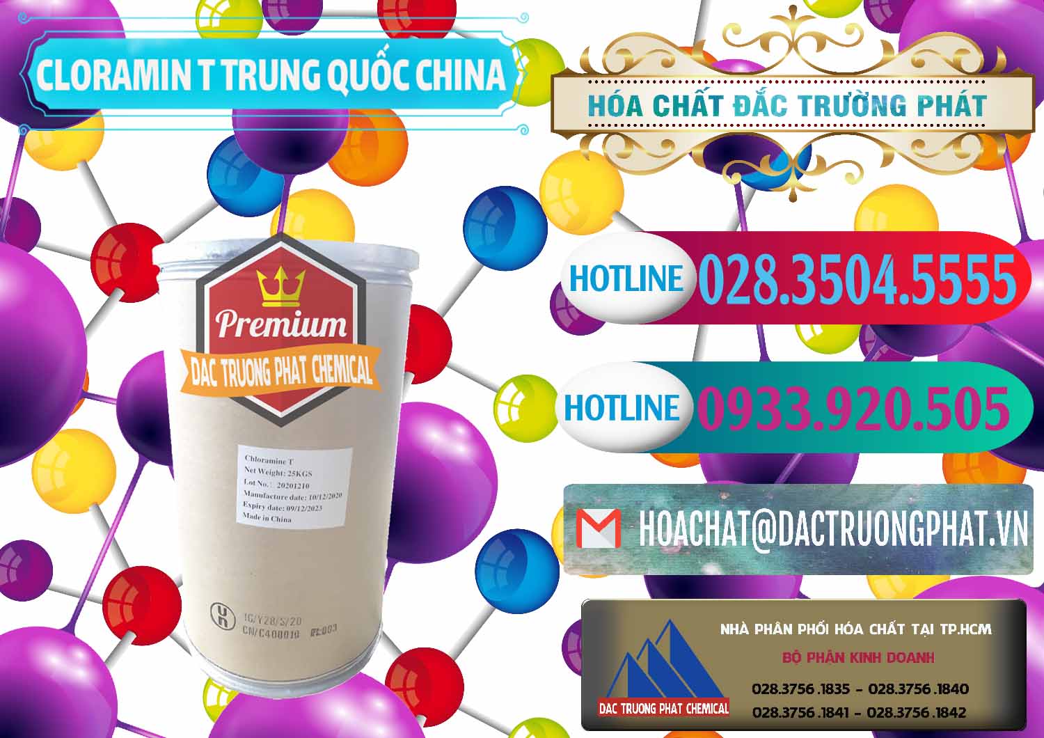 Công ty cung cấp - bán Cloramin T Khử Trùng, Diệt Khuẩn Trung Quốc China - 0301 - Đơn vị cung cấp - bán hóa chất tại TP.HCM - truongphat.vn