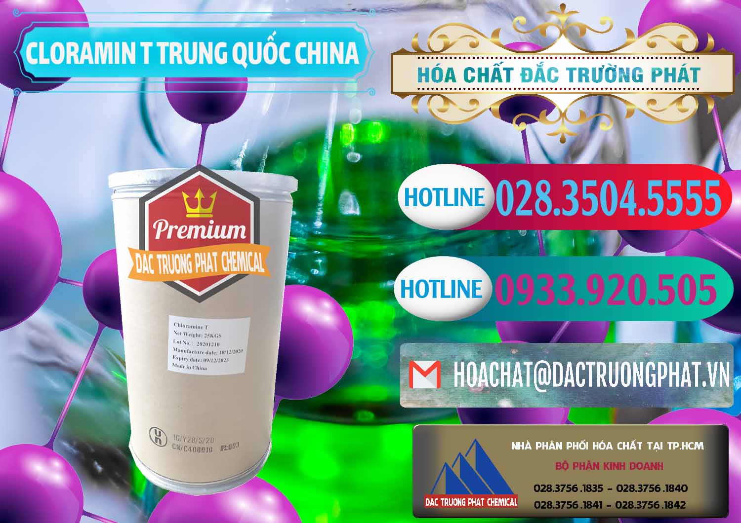 Công ty chuyên bán _ cung cấp Cloramin T Khử Trùng, Diệt Khuẩn Trung Quốc China - 0301 - Cty nhập khẩu ( phân phối ) hóa chất tại TP.HCM - truongphat.vn