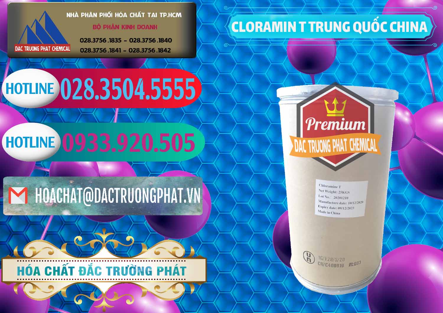 Công ty cung cấp & bán Cloramin T Khử Trùng, Diệt Khuẩn Trung Quốc China - 0301 - Công ty chuyên cung cấp ( bán ) hóa chất tại TP.HCM - truongphat.vn