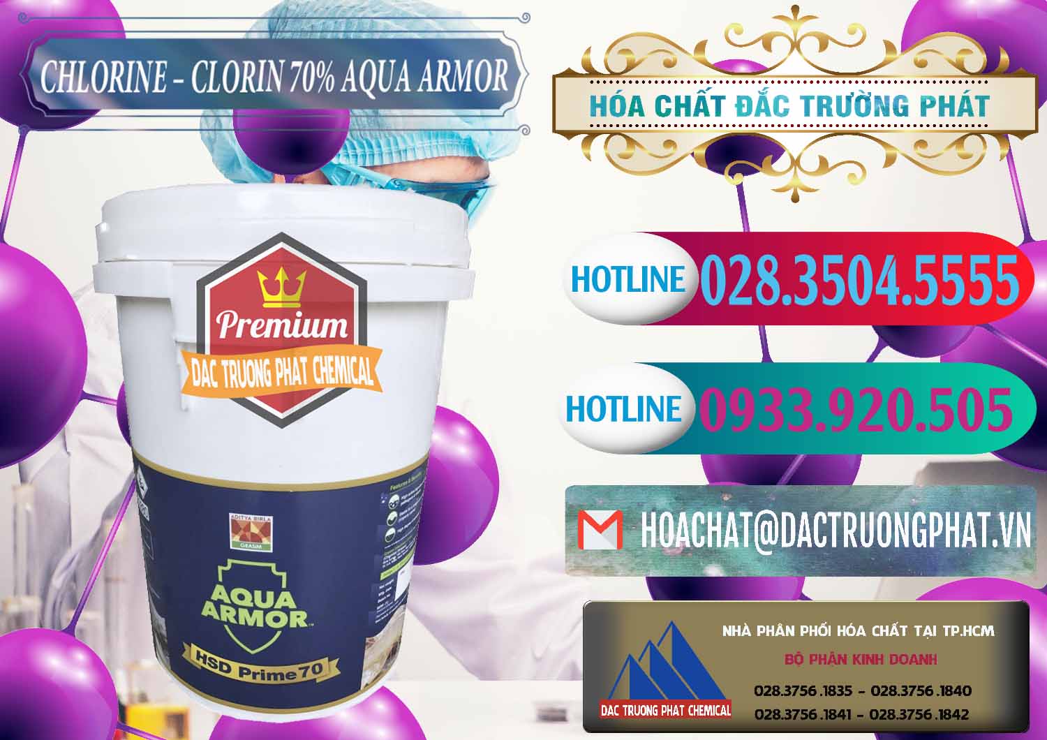 Đơn vị chuyên bán và cung cấp Chlorine – Clorin 70% Aqua Armor Aditya Birla Grasim Ấn Độ India - 0241 - Công ty phân phối - cung cấp hóa chất tại TP.HCM - truongphat.vn