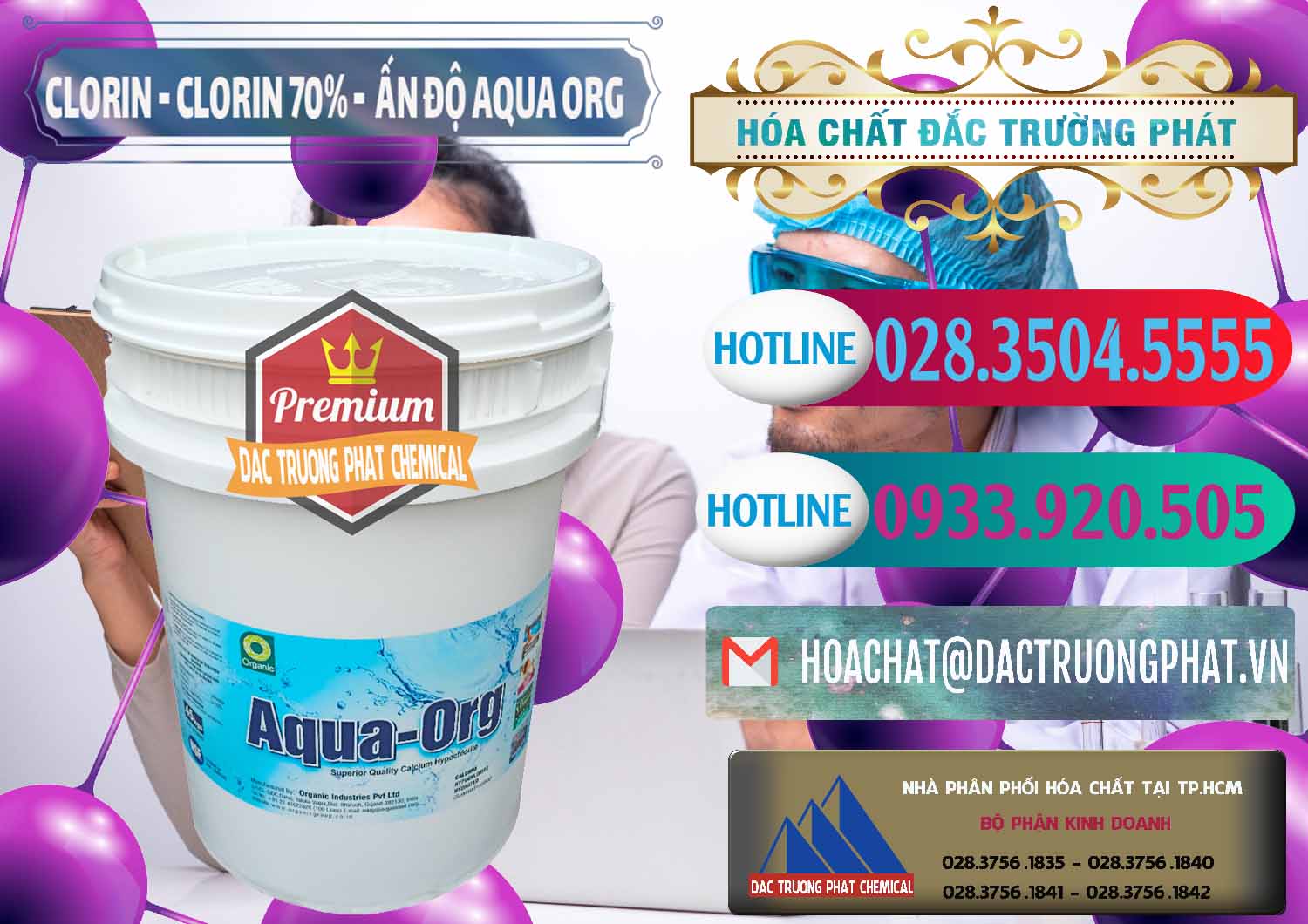 Công ty chuyên cung cấp ( bán ) Chlorine – Clorin Ấn Độ Aqua ORG Organic India - 0051 - Đơn vị phân phối và bán hóa chất tại TP.HCM - truongphat.vn