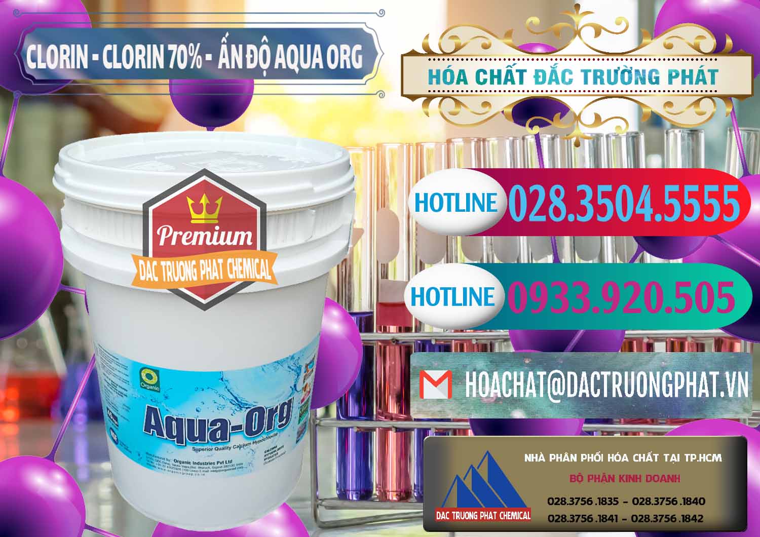 Chuyên nhập khẩu và bán Chlorine – Clorin Ấn Độ Aqua ORG Organic India - 0051 - Phân phối & cung cấp hóa chất tại TP.HCM - truongphat.vn