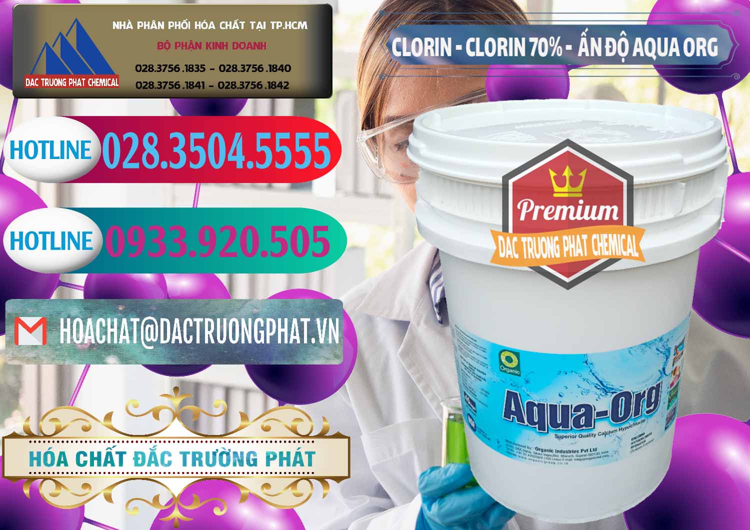 Đơn vị bán ( cung ứng ) Chlorine – Clorin Ấn Độ Aqua ORG Organic India - 0051 - Chuyên cung ứng ( phân phối ) hóa chất tại TP.HCM - truongphat.vn