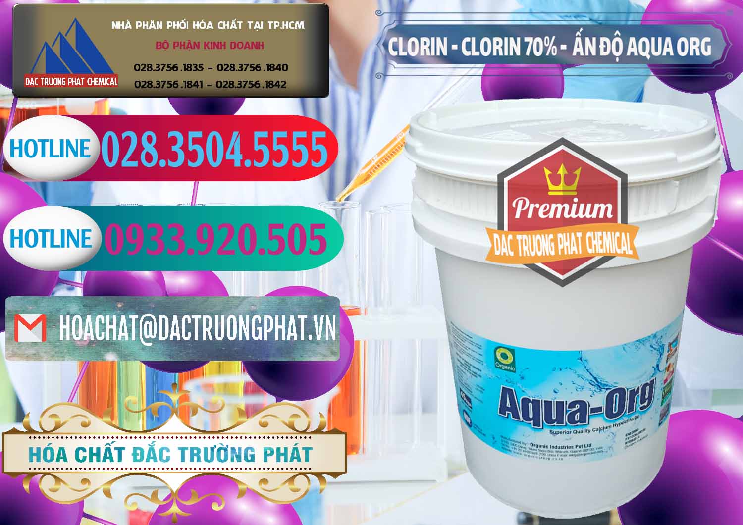 Chuyên cung cấp & bán Chlorine – Clorin Ấn Độ Aqua ORG Organic India - 0051 - Cty cung cấp _ kinh doanh hóa chất tại TP.HCM - truongphat.vn