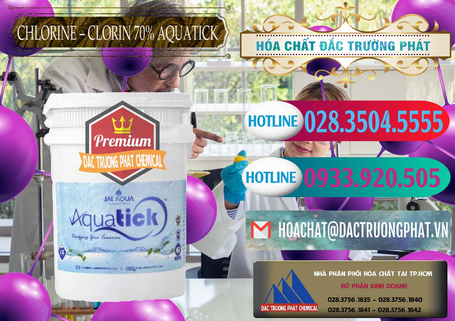 Cty kinh doanh & bán Chlorine – Clorin 70% Aquatick Thùng Cao Jal Aqua Ấn Độ India - 0237 - Đơn vị kinh doanh - phân phối hóa chất tại TP.HCM - truongphat.vn