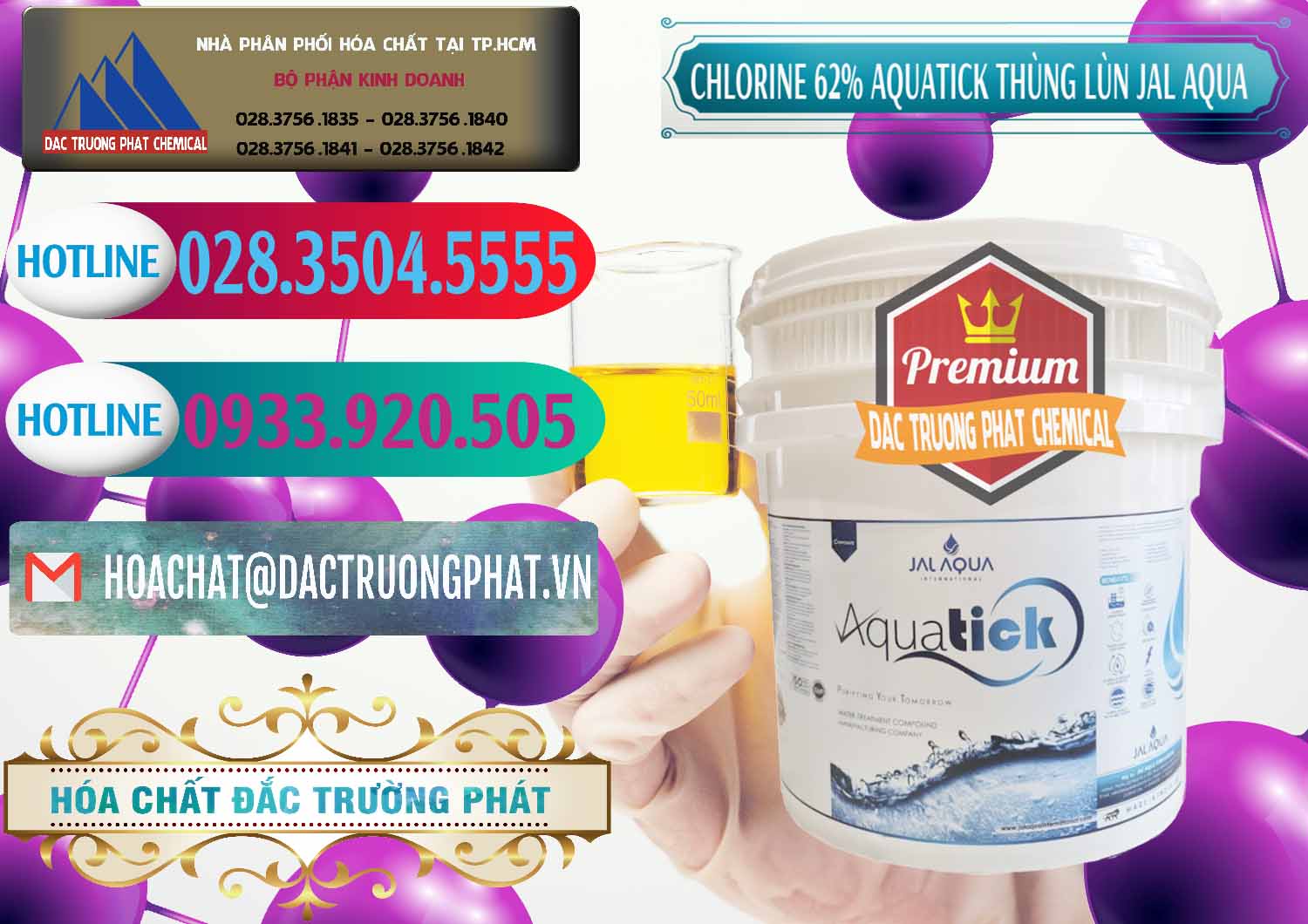 Nơi chuyên bán _ cung ứng Chlorine – Clorin 62% Aquatick Thùng Lùn Jal Aqua Ấn Độ India - 0238 - Nơi nhập khẩu - phân phối hóa chất tại TP.HCM - truongphat.vn
