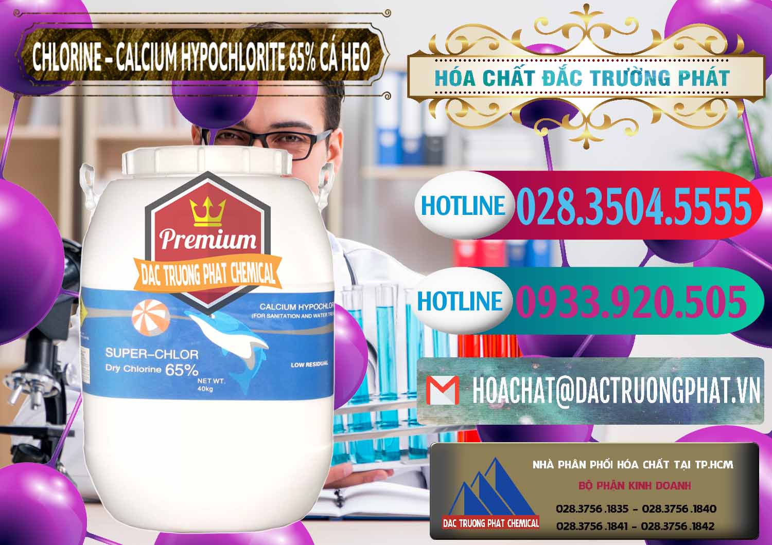 Đơn vị kinh doanh và bán Clorin - Chlorine Cá Heo 65% Trung Quốc China - 0053 - Chuyên phân phối ( cung ứng ) hóa chất tại TP.HCM - truongphat.vn