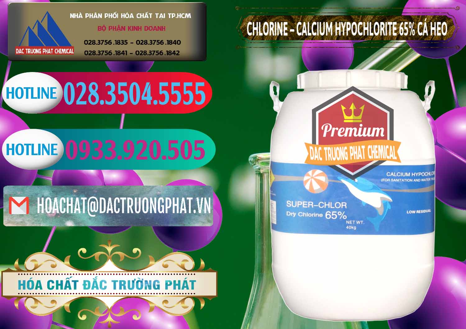 Công ty chuyên phân phối _ bán Clorin - Chlorine Cá Heo 65% Trung Quốc China - 0053 - Đơn vị chuyên cung cấp & kinh doanh hóa chất tại TP.HCM - truongphat.vn