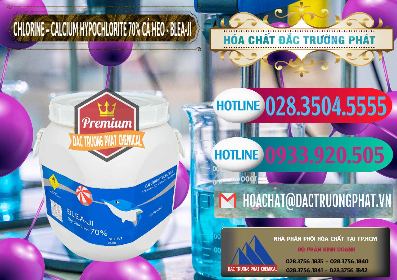 Nơi chuyên cung cấp & bán Clorin - Chlorine Cá Heo 70% Blea-Ji Trung Quốc China - 0056 - Nơi chuyên phân phối _ kinh doanh hóa chất tại TP.HCM - truongphat.vn