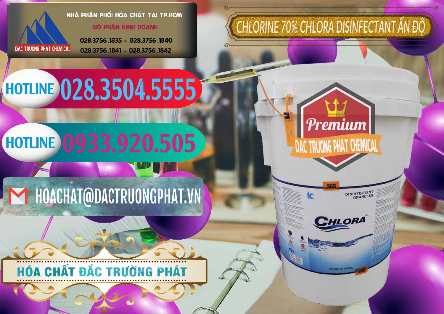 Công ty chuyên cung cấp _ bán Chlorine – Clorin 70% Chlora Disinfectant Ấn Độ India - 0213 - Công ty chuyên cung cấp _ kinh doanh hóa chất tại TP.HCM - truongphat.vn