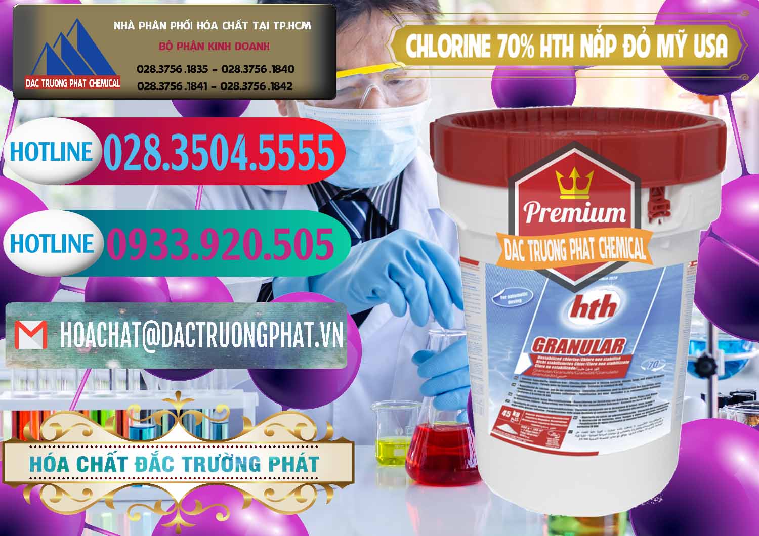 Chuyên kinh doanh ( bán ) Clorin – Chlorine 70% HTH Nắp Đỏ Mỹ Usa - 0244 - Công ty phân phối - nhập khẩu hóa chất tại TP.HCM - truongphat.vn