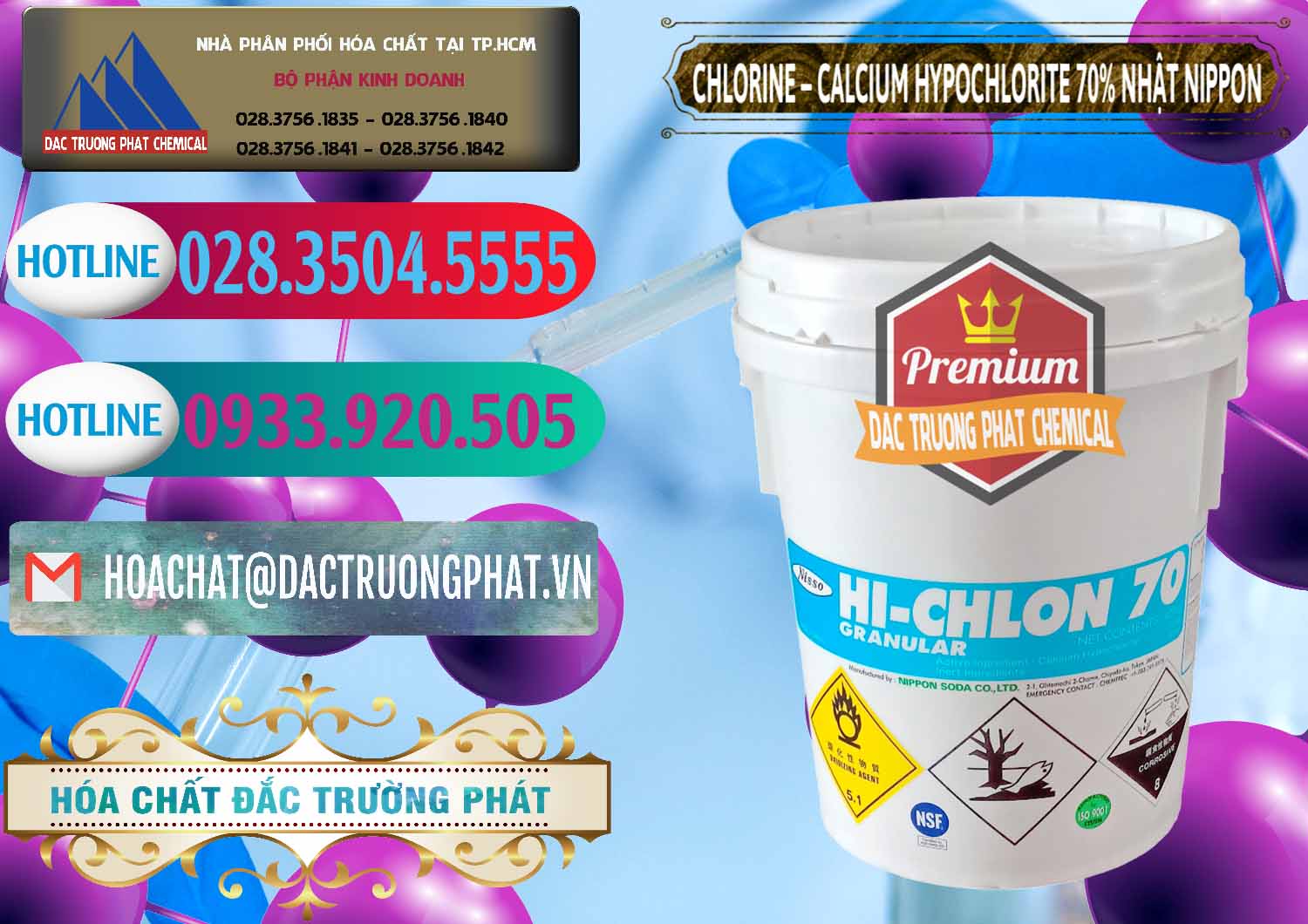 Cty bán và cung cấp Clorin – Chlorine 70% Nippon Soda Nhật Bản Japan - 0055 - Cty chuyên bán - cung cấp hóa chất tại TP.HCM - truongphat.vn