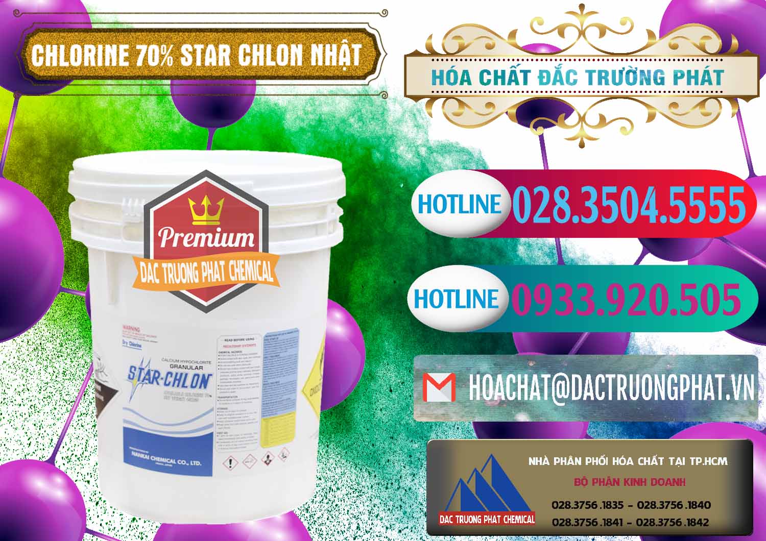Chuyên cung cấp ( bán ) Clorin – Chlorine 70% Star Chlon Nhật Bản Japan - 0243 - Công ty cung cấp - phân phối hóa chất tại TP.HCM - truongphat.vn