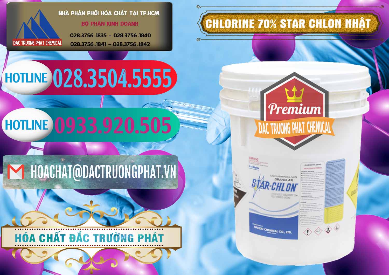 Nhà cung cấp và bán Clorin – Chlorine 70% Star Chlon Nhật Bản Japan - 0243 - Công ty nhập khẩu ( phân phối ) hóa chất tại TP.HCM - truongphat.vn