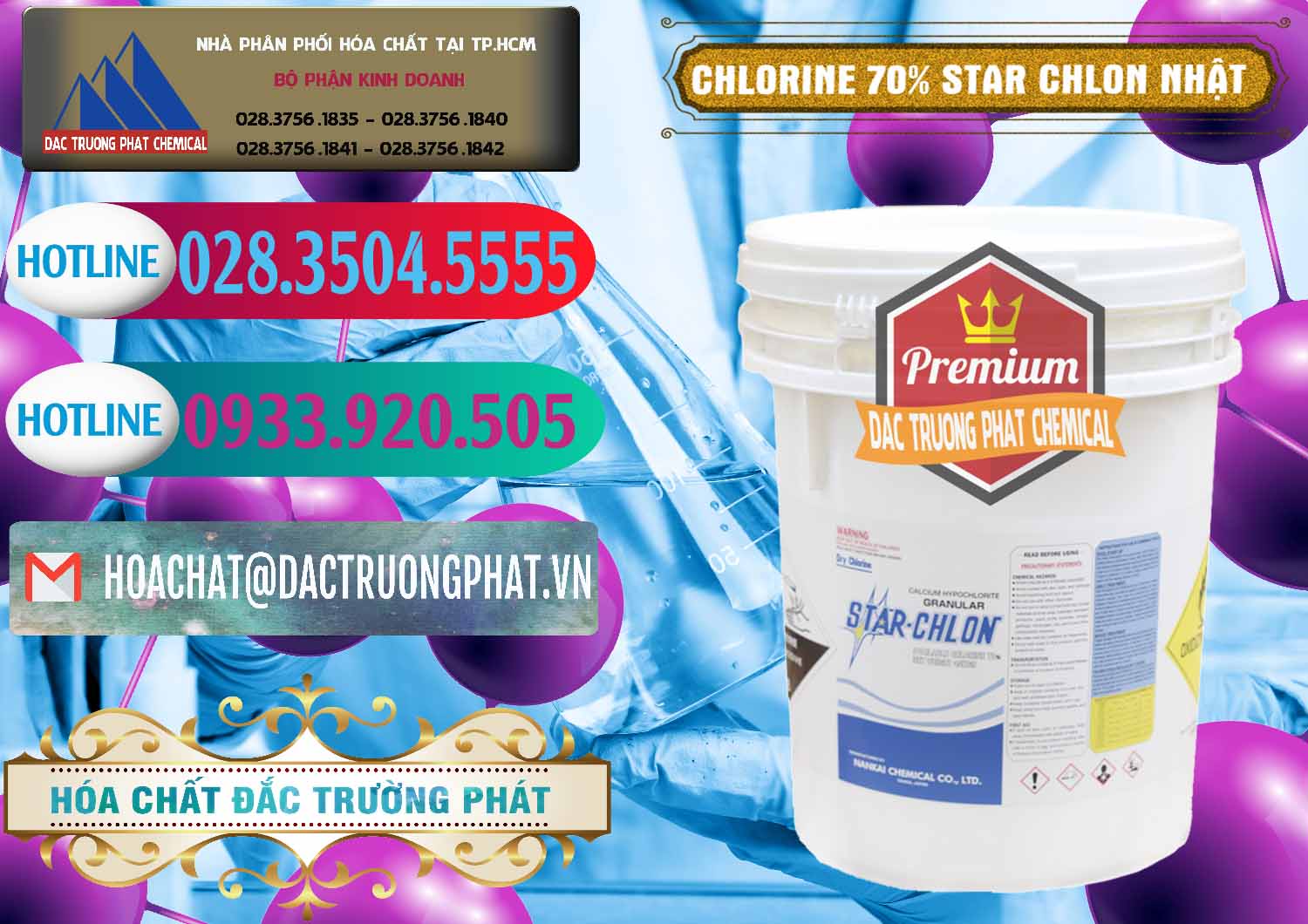 Cty kinh doanh - bán Clorin – Chlorine 70% Star Chlon Nhật Bản Japan - 0243 - Công ty phân phối & cung cấp hóa chất tại TP.HCM - truongphat.vn