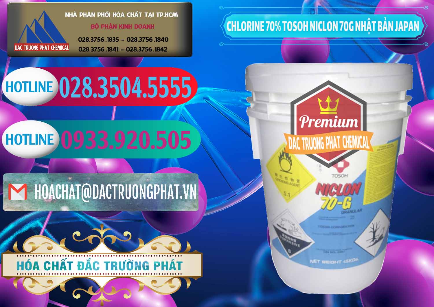 Công ty chuyên bán ( phân phối ) Clorin – Chlorine 70% Tosoh Niclon 70G Nhật Bản Japan - 0242 - Cty cung ứng - phân phối hóa chất tại TP.HCM - truongphat.vn