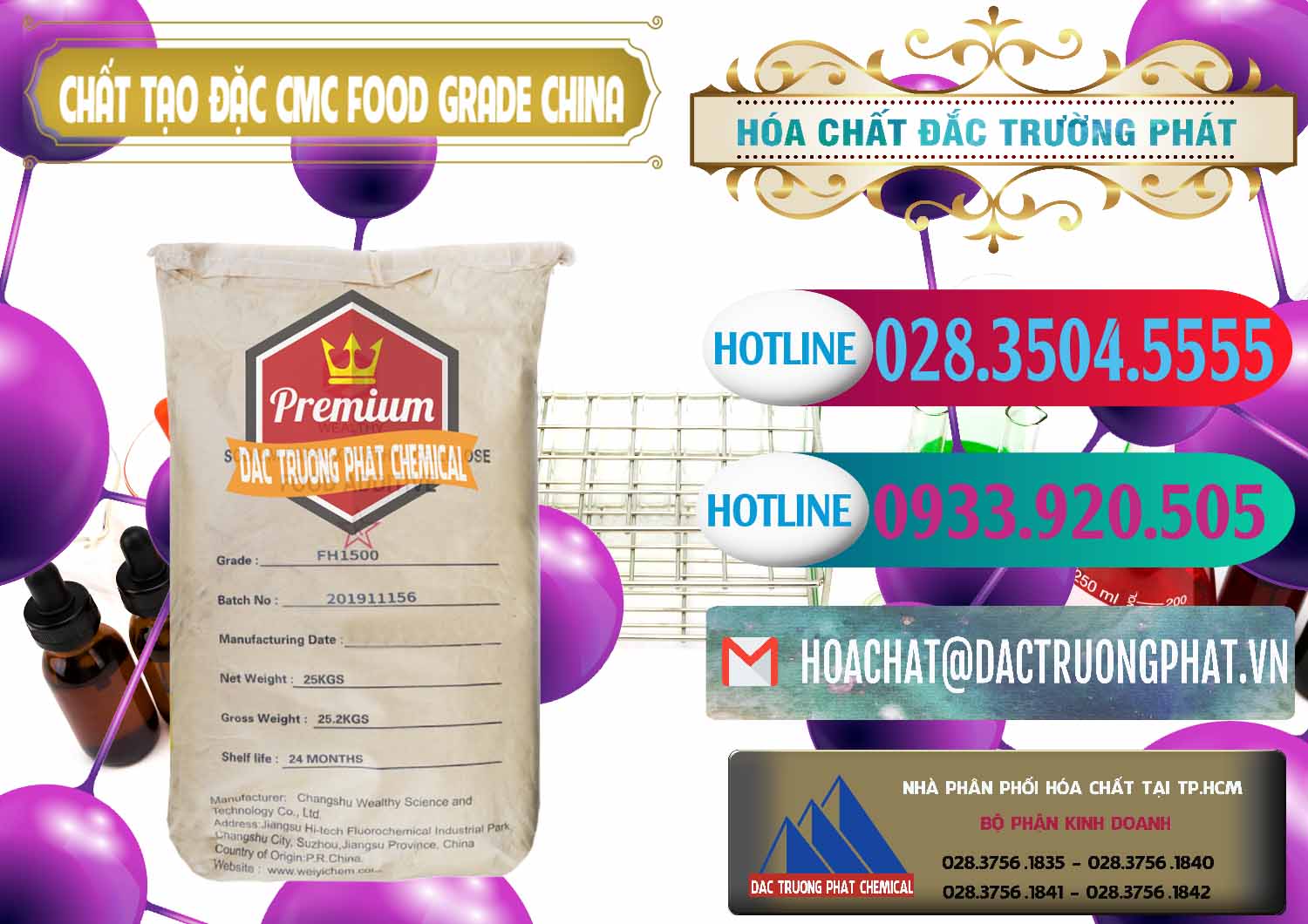 Bán ( phân phối ) Chất Tạo Đặc CMC Wealthy Food Grade Trung Quốc China - 0426 - Nơi phân phối ( nhập khẩu ) hóa chất tại TP.HCM - truongphat.vn
