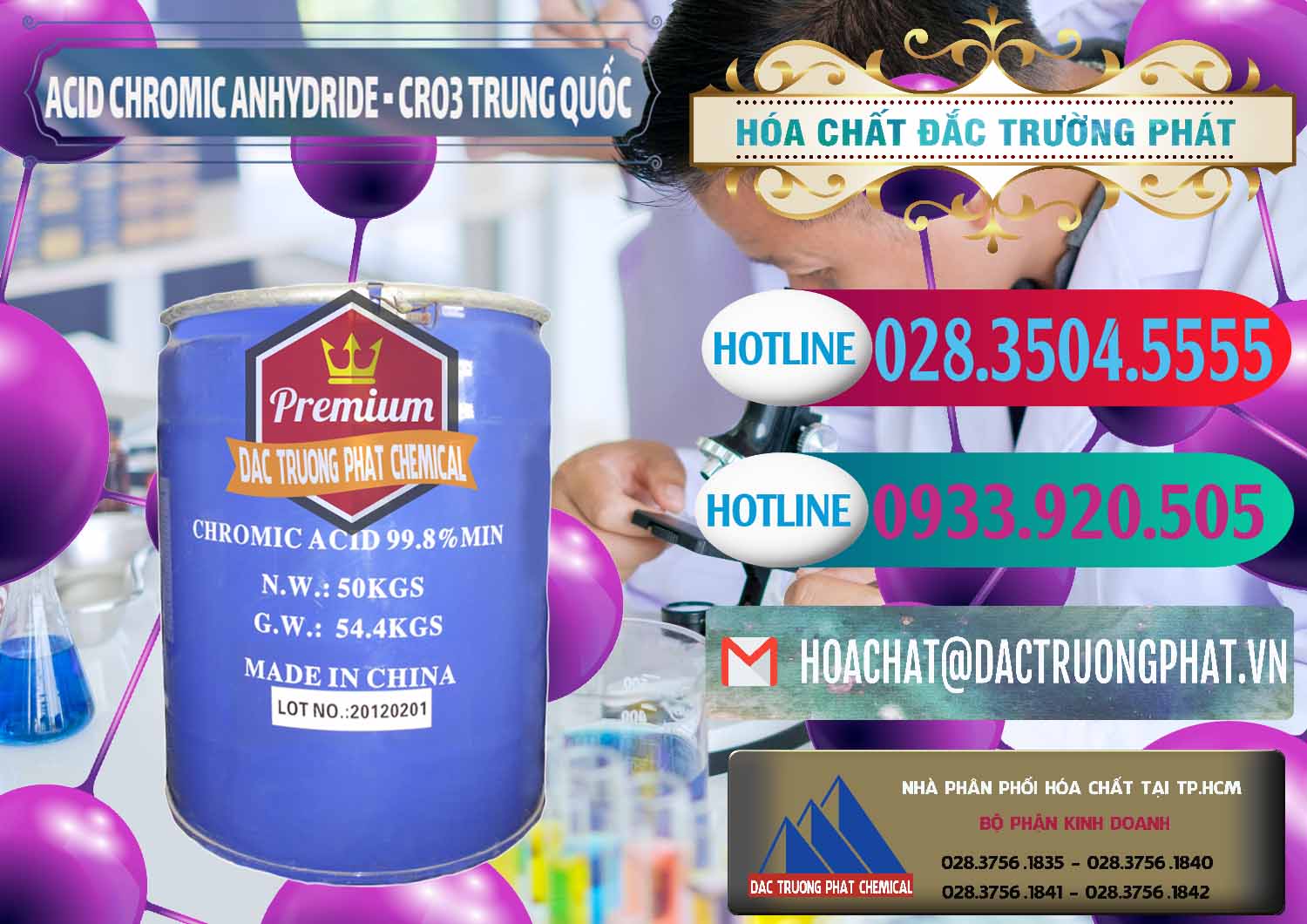 Đơn vị cung ứng _ bán Acid Chromic Anhydride - Cromic CRO3 Trung Quốc China - 0007 - Phân phối và kinh doanh hóa chất tại TP.HCM - truongphat.vn