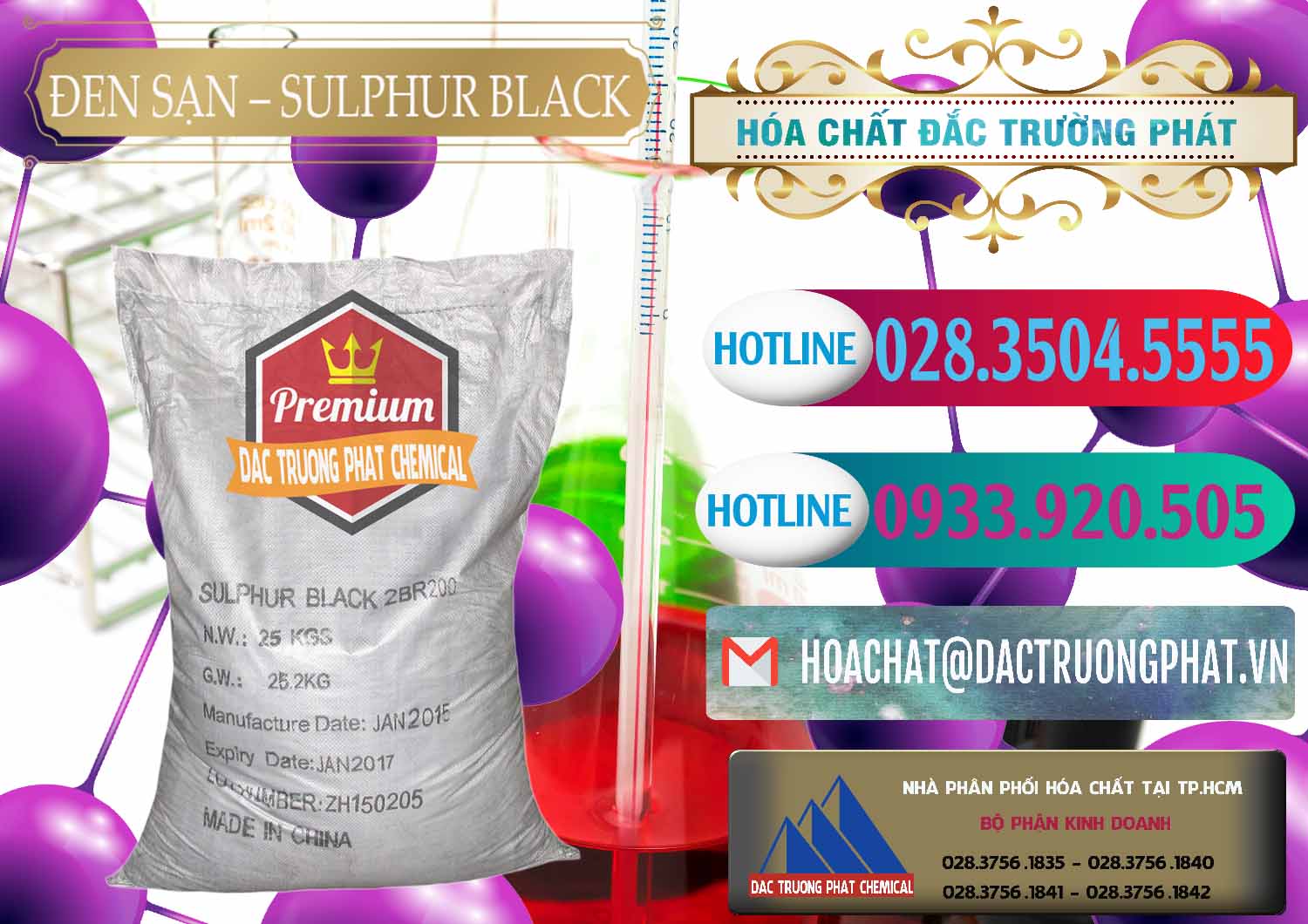 Chuyên cung cấp _ bán Đen Sạn – Sulphur Black Trung Quốc China - 0062 - Cty cung cấp và phân phối hóa chất tại TP.HCM - truongphat.vn