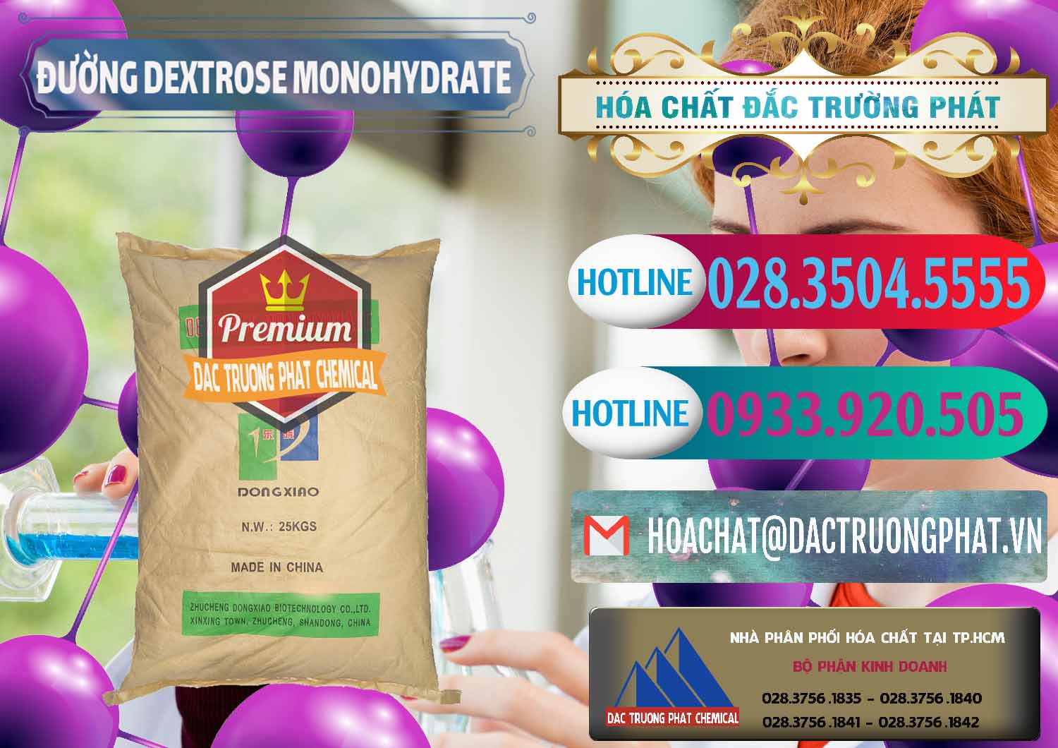 Nơi bán - cung cấp Đường Dextrose Monohydrate Food Grade Dongxiao Trung Quốc China - 0063 - Chuyên nhập khẩu & phân phối hóa chất tại TP.HCM - truongphat.vn