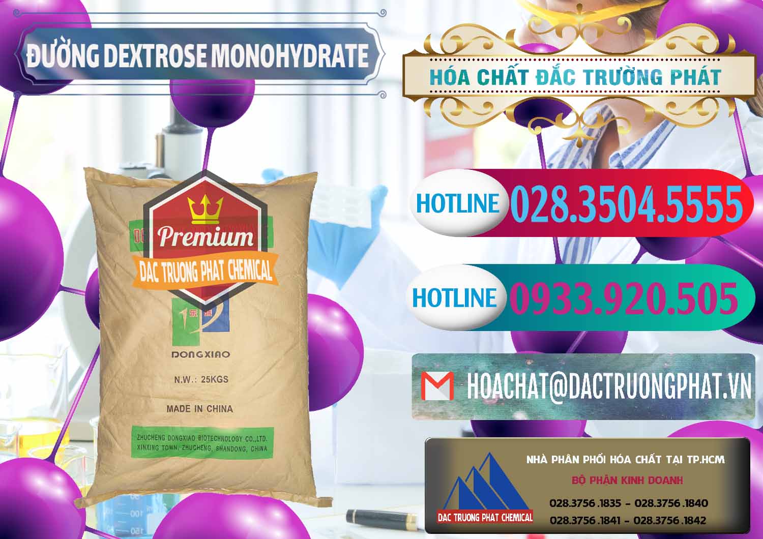 Đơn vị nhập khẩu - bán Đường Dextrose Monohydrate Food Grade Dongxiao Trung Quốc China - 0063 - Cty bán & cung cấp hóa chất tại TP.HCM - truongphat.vn