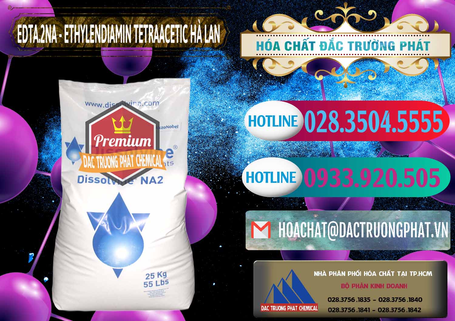 Công ty chuyên bán ( cung cấp ) EDTA.2NA - Ethylendiamin Tetraacetic Dissolvine Hà Lan Netherlands - 0064 - Nơi cung cấp ( phân phối ) hóa chất tại TP.HCM - truongphat.vn