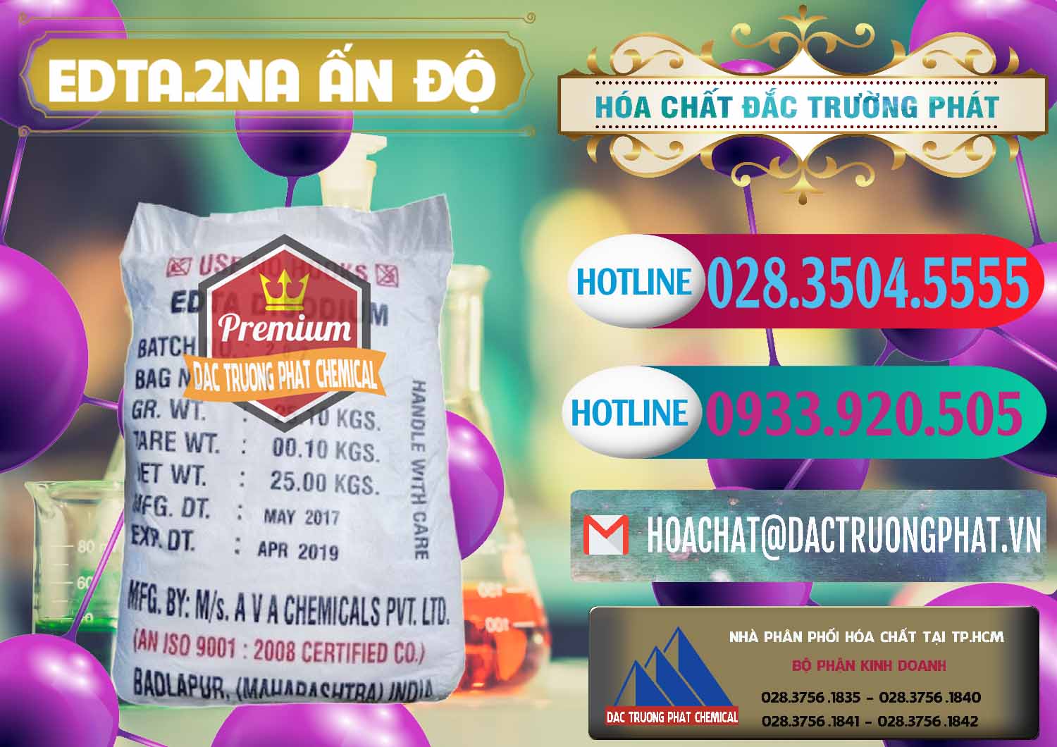 Cty chuyên phân phối và bán EDTA.2NA - Ethylendiamin Tetraacetic Ấn Độ India - 0416 - Đơn vị chuyên kinh doanh - cung cấp hóa chất tại TP.HCM - truongphat.vn