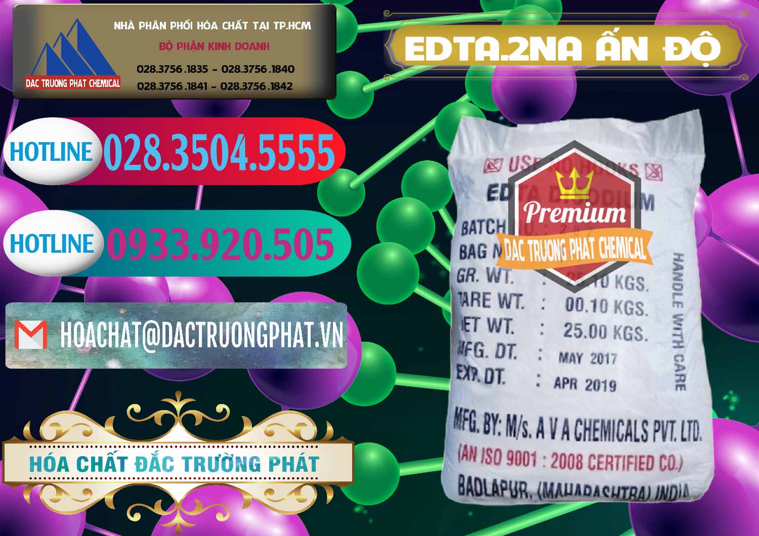 Nhập khẩu ( bán ) EDTA.2NA - Ethylendiamin Tetraacetic Ấn Độ India - 0416 - Đơn vị nhập khẩu _ cung cấp hóa chất tại TP.HCM - truongphat.vn