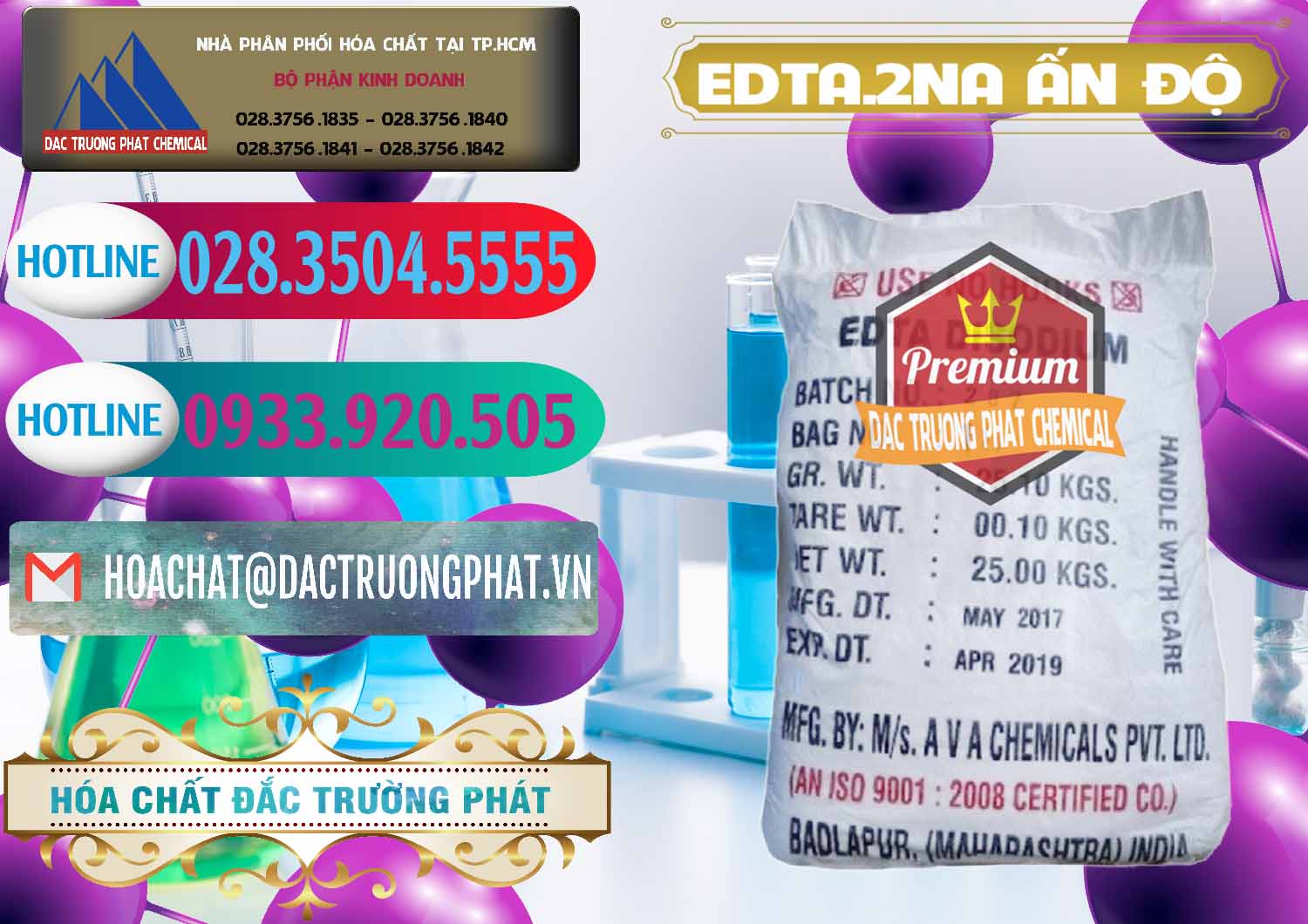 Nơi chuyên nhập khẩu - bán EDTA.2NA - Ethylendiamin Tetraacetic Ấn Độ India - 0416 - Nhập khẩu _ cung cấp hóa chất tại TP.HCM - truongphat.vn