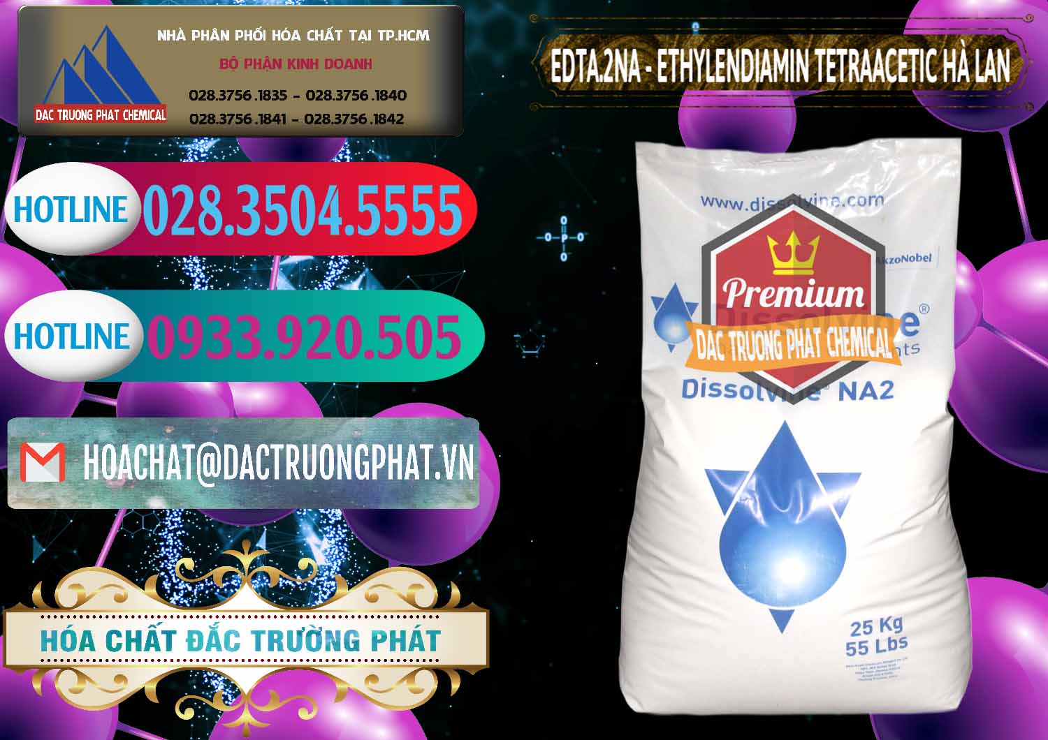 EDTA.2NA - Ethylendiamin Tetraacetic Dissolvine Hà Lan Netherlands Đơn vị bán & phân phối EDTA.2NA - Ethylendiamin Tetraacetic Dissolvine Hà Lan Netherlands - 0064 - Công ty chuyên nhập khẩu - cung cấp hóa chất tại TP.HCM - truongphat.vn