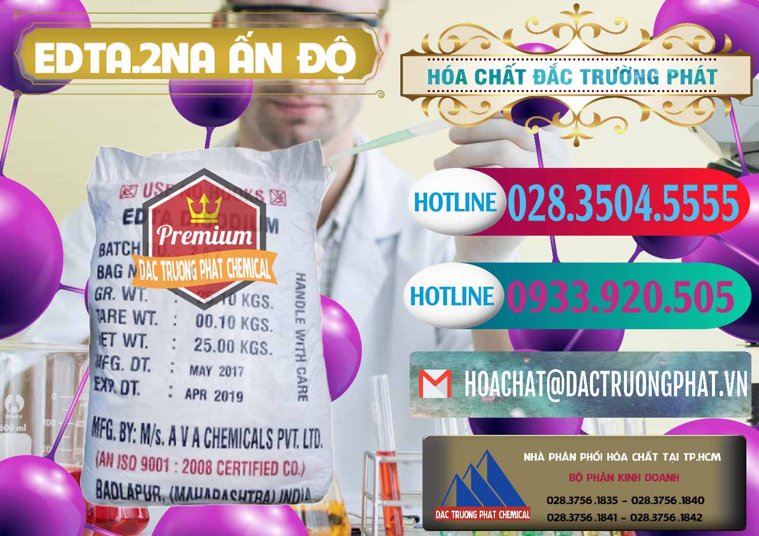 EDTA.2NA - Ethylendiamin Tetraacetic Ấn Độ India Đơn vị phân phối _ bán EDTA.2NA - Ethylendiamin Tetraacetic Ấn Độ India - 0416 - Nơi phân phối _ cung cấp hóa chất tại TP.HCM - truongphat.vn