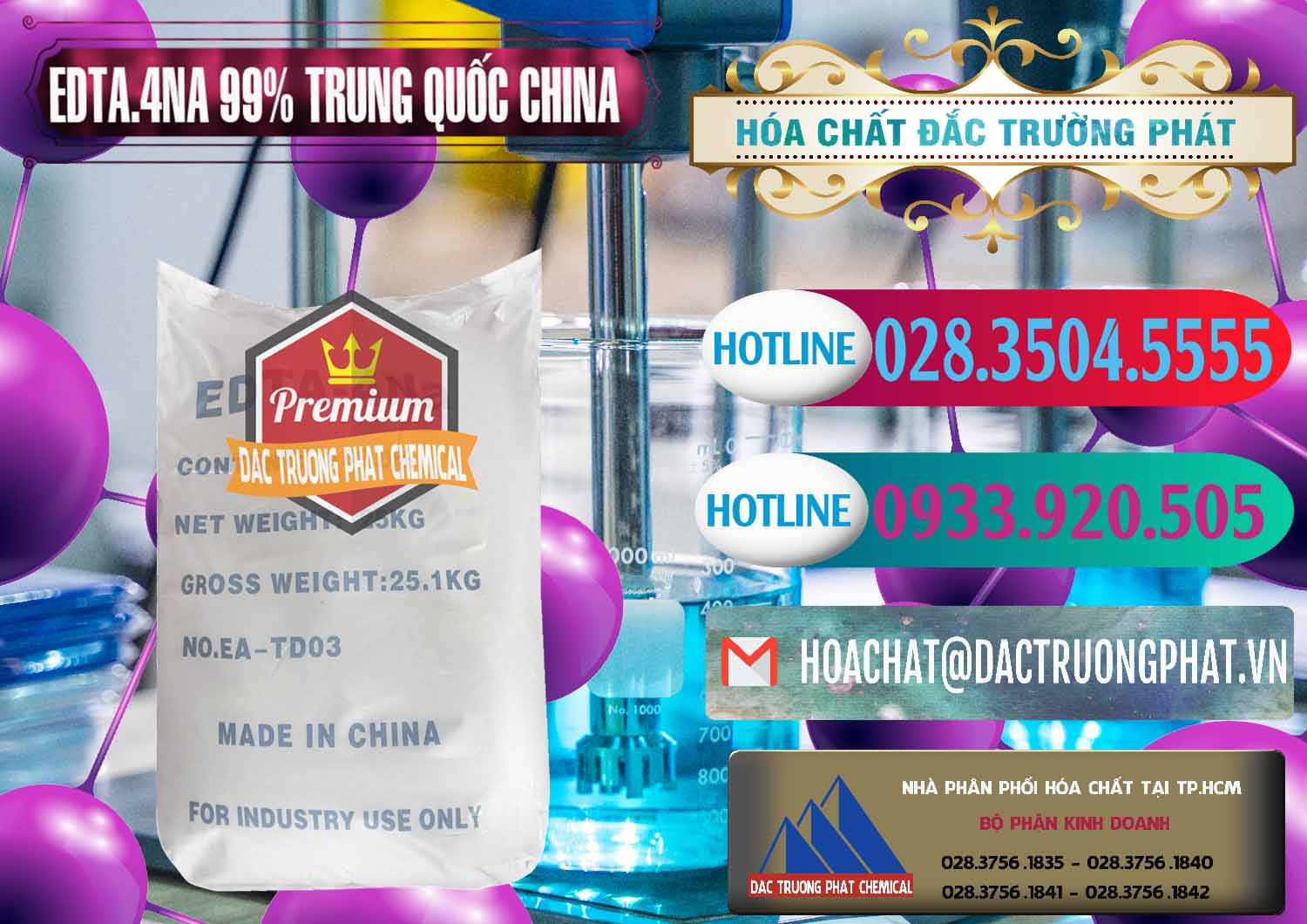 Chuyên bán - cung cấp EDTA.4NA - EDTA Muối 99% Trung Quốc China - 0292 - Đơn vị chuyên kinh doanh và phân phối hóa chất tại TP.HCM - truongphat.vn