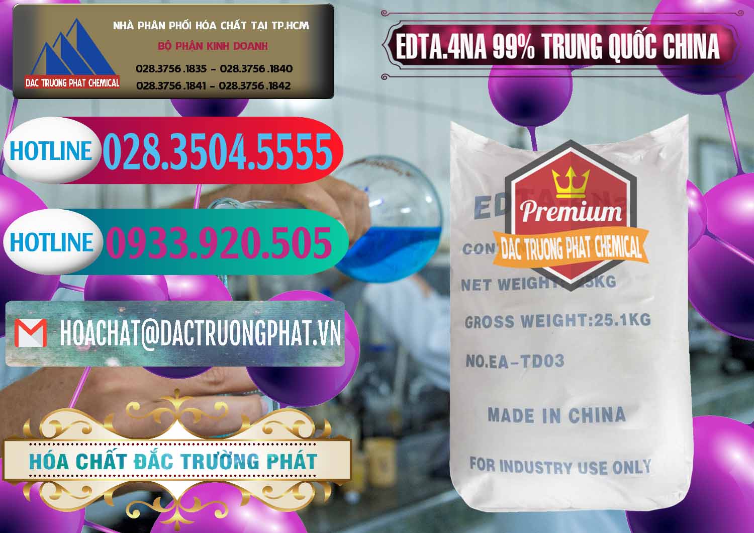 Chuyên cung ứng _ bán EDTA.4NA - EDTA Muối 99% Trung Quốc China - 0292 - Nơi chuyên nhập khẩu _ phân phối hóa chất tại TP.HCM - truongphat.vn