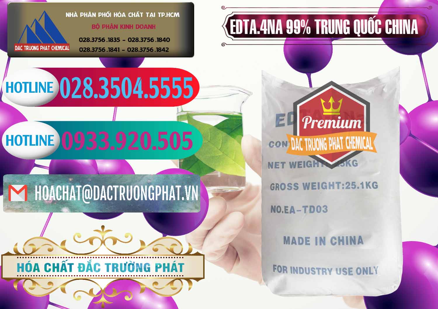 Công ty nhập khẩu & bán EDTA.4NA - EDTA Muối 99% Trung Quốc China - 0292 - Kinh doanh và phân phối hóa chất tại TP.HCM - truongphat.vn