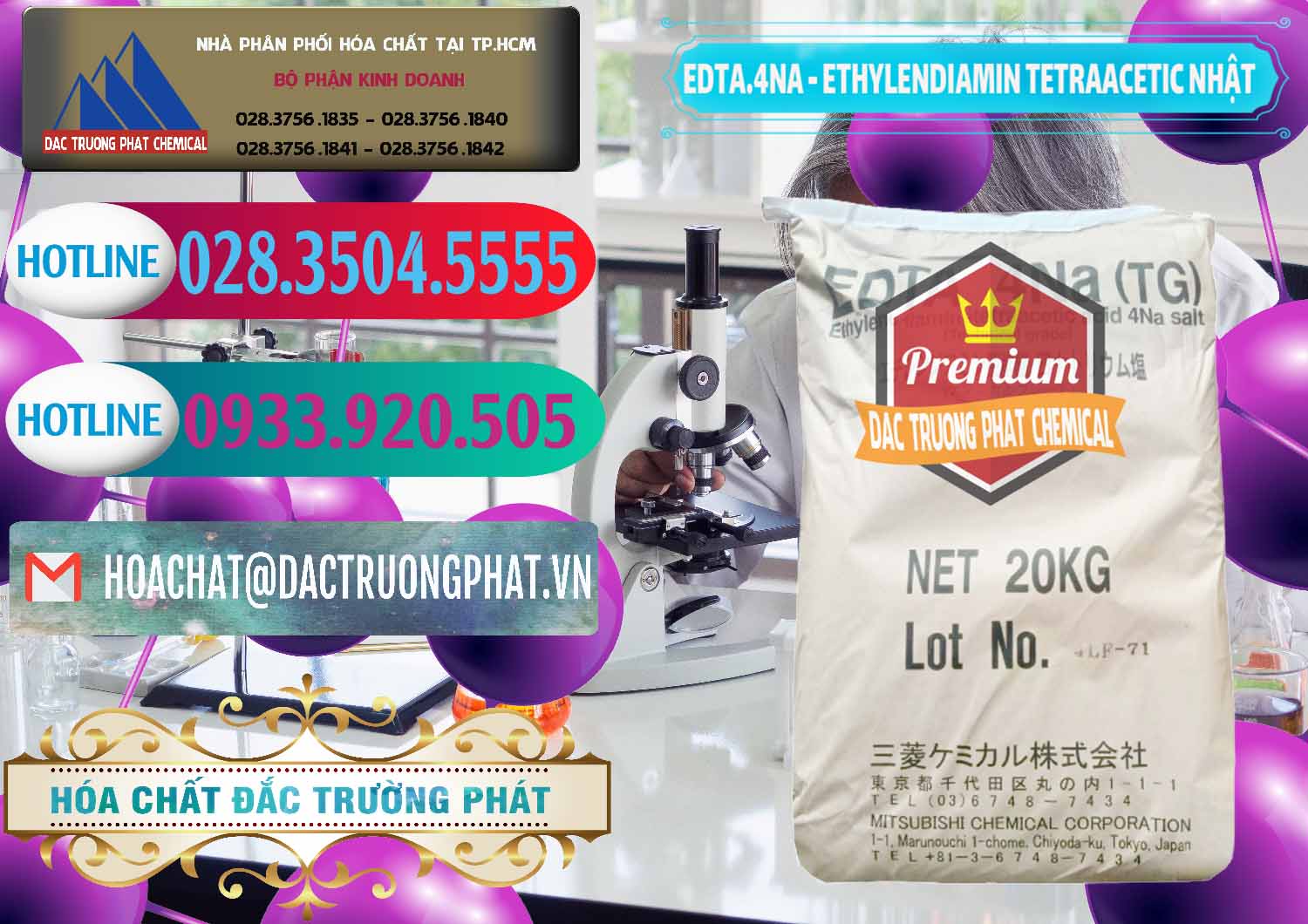 Cty phân phối - bán EDTA 4Na - Ethylendiamin Tetraacetic Nhật Bản Japan - 0482 - Chuyên bán - phân phối hóa chất tại TP.HCM - truongphat.vn