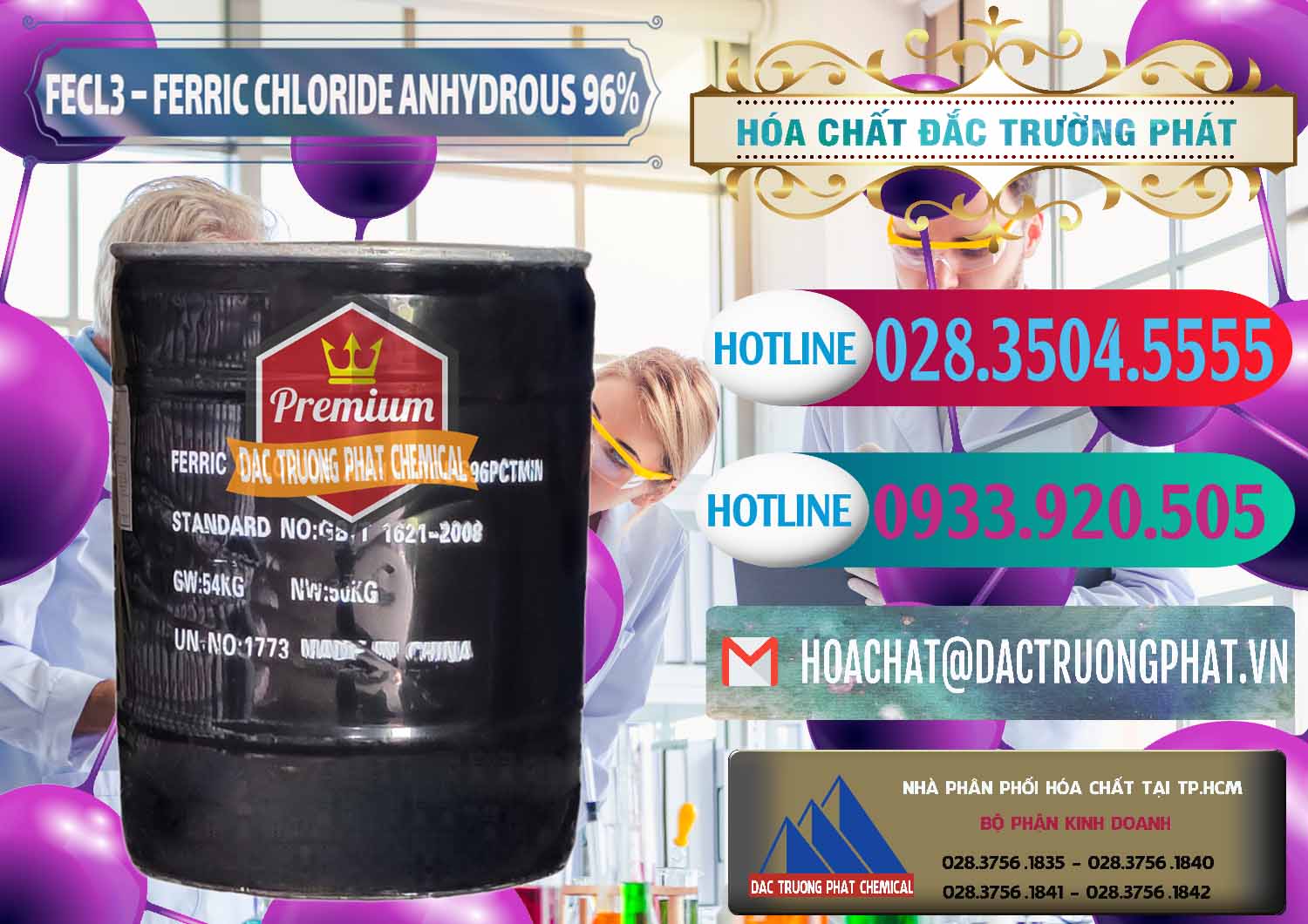 Đơn vị cung ứng & bán FECL3 – Ferric Chloride Anhydrous 96% Trung Quốc China - 0065 - Công ty bán - phân phối hóa chất tại TP.HCM - truongphat.vn