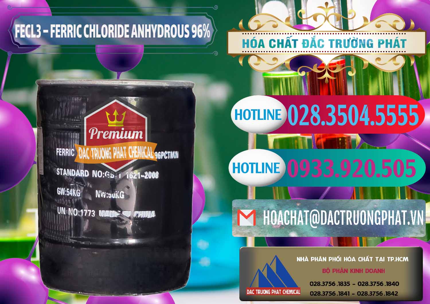 Công ty nhập khẩu _ bán FECL3 – Ferric Chloride Anhydrous 96% Trung Quốc China - 0065 - Cung cấp ( phân phối ) hóa chất tại TP.HCM - truongphat.vn