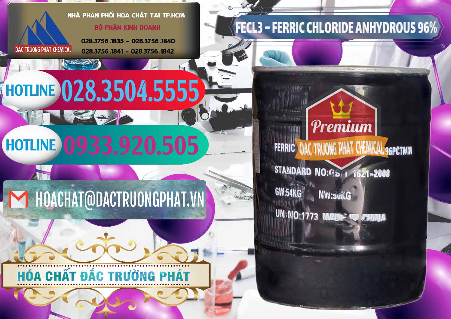Cty bán / cung cấp Hóa Chất Công Nghiệp Phèn Sắt 3 & Sắt 3 Powder Công ty chuyên bán ( cung cấp ) FECL3 – Ferric Chloride Anhydrous 96% Trung Quốc China - 0065 - Cty phân phối - cung cấp hóa chất tại TP.HCM - truongphat.vn